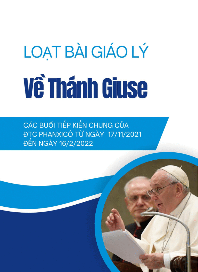 LOẠT BÀI GIÁO LÝ VỀ THÁNH GIUSE